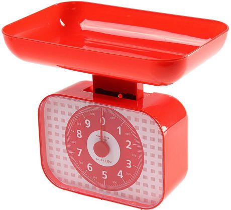 Кухонные весы Luazon Home LVKM-1001, красный