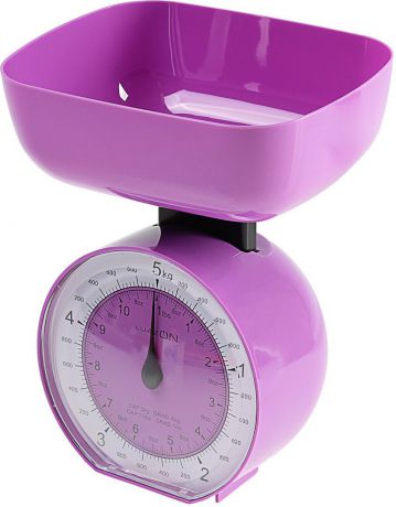 Кухонные весы Luazon Home LVKM-503, фиолетовый