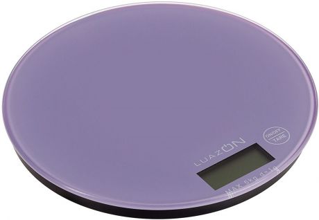 Кухонные весы Luazon Home LVK-506, фиолетовый