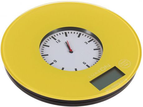 Кухонные весы Luazon Home LVK-508, желтый