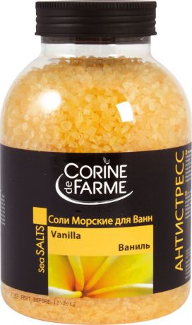Соль для ванны Corine de Farme Ваниль, 1,3 л