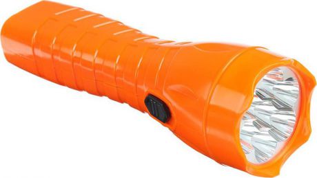 Ручной фонарь Чингисхан, 7 LED, 3 Вт, 224-010, черный, оранжевый