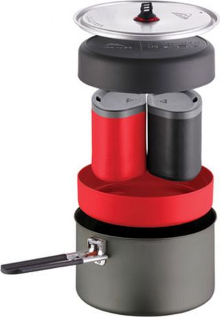 Набор походной посуды MSR Alpinist 2 System, 06595, серый, красный