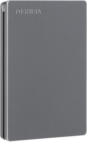 Внешний жесткий диск Toshiba Canvio Slim, 1 ТБ, HDTD310ES3DA, серебристый