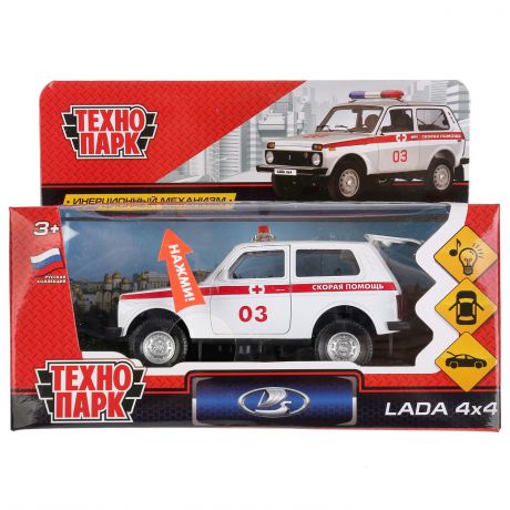 Машинка Технопарк LADA4X4-AMB-SL