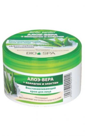 Крем Belle Jardin Bio SPA "Алоэ-Вера + коллаген и эластин" для лица, 200 мл