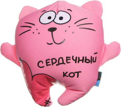 Maxi Toys Подушка-антистресс Сердечный кот