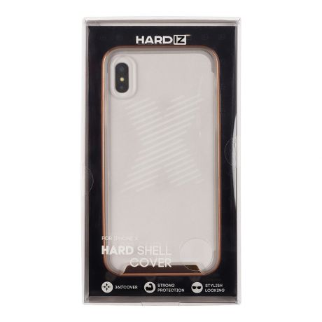 Чехол для сотового телефона HARDIZ HRD800101, прозрачный, медь