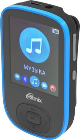 MP3 плеер Ritmix RF-5100BT 8Gb, black, blue