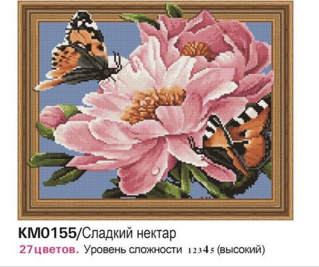 Алмазная мозаика Molly Сладкий нектар, с рамкой, KM0155, 40 х 50 см