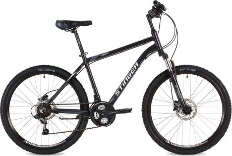 Велосипед горный Stinger Element D, колесо 24", рама 14", 24AHD.ELEMD.14BK9, черный