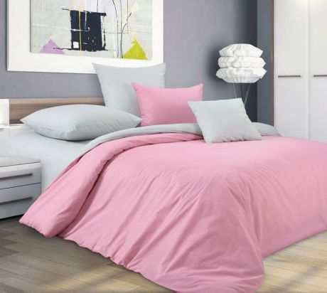 Комплект постельного белья Текс Дизайн "Воздушный поцелуй" перкаль; размер: 1.5