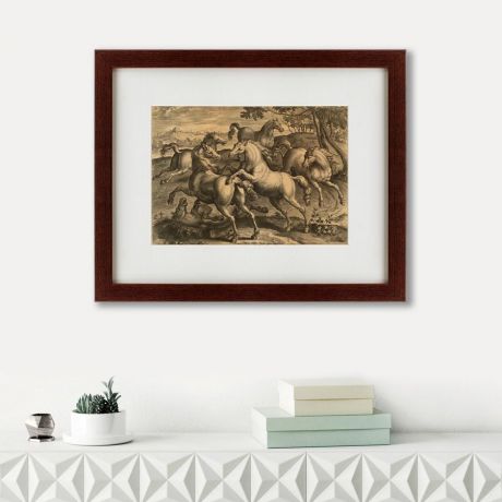 Картина Картины В Квартиру Fighting horses, 1575, Бумага