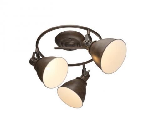 Настенно-потолочный светильник Globo New 54647-3, коричневый