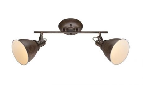 Настенно-потолочный светильник Globo New 54647-2, коричневый