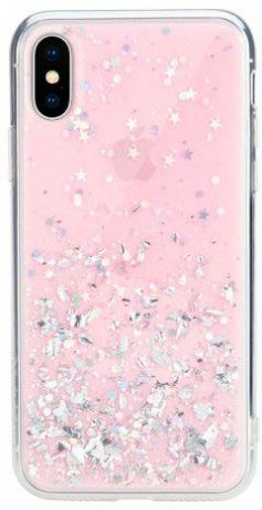 Чехол для сотового телефона SwitchEasy Starfield for 2018 iphone XS, розовый