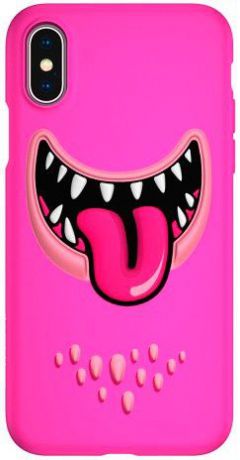 Чехол для сотового телефона SwitchEasy Monsters for 2018 iphone XS, розовый