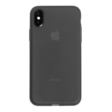 Чехол для сотового телефона ONZO iPhone XR, прозрачный, черный, черно-серый