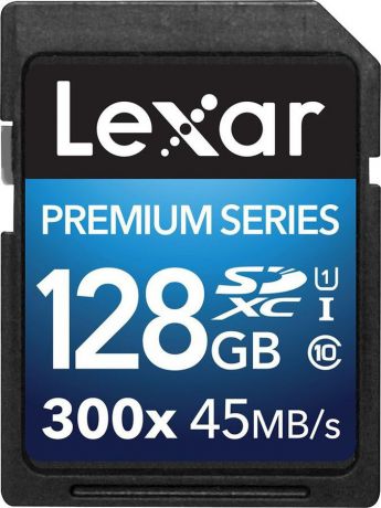 Карта памяти Lexar SDXC 128GB Class10 U1 300x
