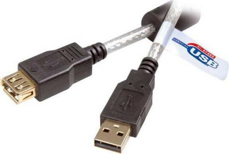 Кабель Vivanco CE U7 20, USB 2,0 А/A, 2 м, черный