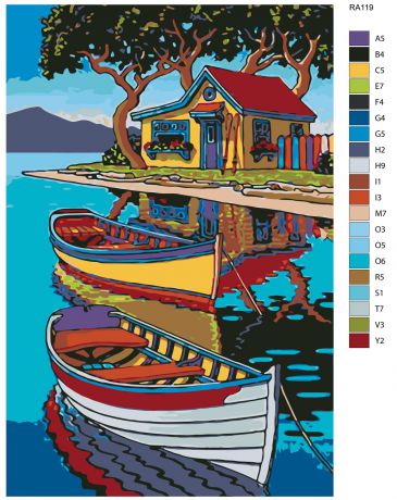 Картина по номерам Живопись по номерам RA119-80x120