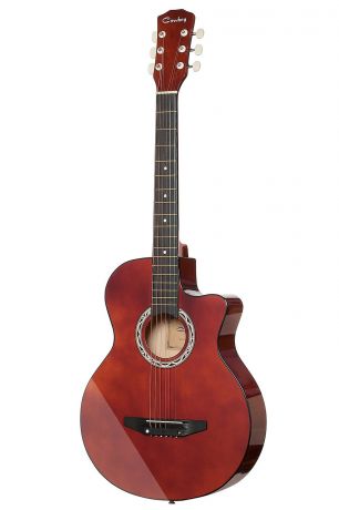 Акустическая гитара COWBOY 38C RED, красный