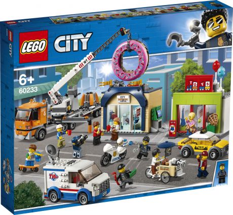 LEGO City Town 60233 Открытие магазина по продаже пончиков Конструктор