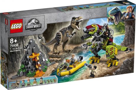 LEGO Jurassic World 75938 Бой тираннозавра и робота-динозавра Конструктор