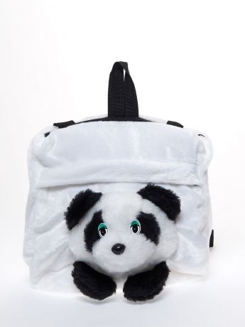 Мягкая игрушка Радомир С930/панда-рюкзачок белый, черный