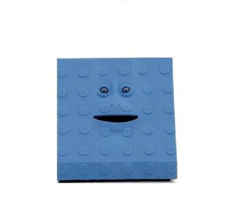 Интерактивная игрушка Интерактивная копилка "Обжора" (точка синий) синий