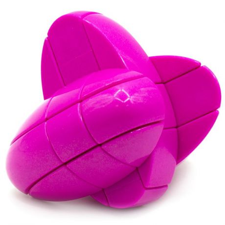 Головоломка YJ Сердце Кубик Рубика Сердечко Love Cube 3x3 розовый
