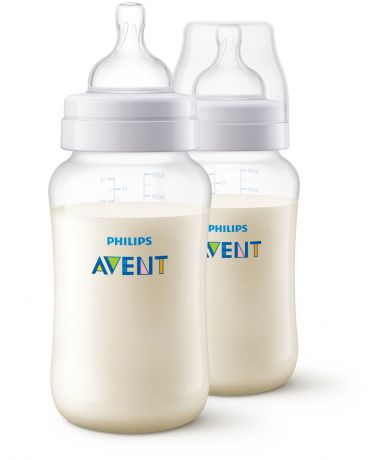 Бутылочка для кормления Philips Avent Anti-colic, от 3 месяцев, SCF816/27, 330 мл, 2 шт