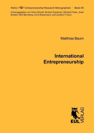 Matthias Baum International Entrepreneurship