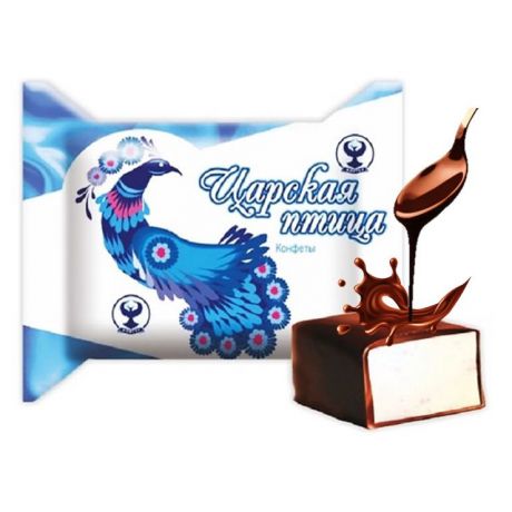 Конфеты ФинТур "Царская птица" суфле в шоколадной глазури (классическая) 200г, Молоко, 200
