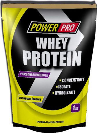Протеин Power Pro со вкусом банана, 1 кг