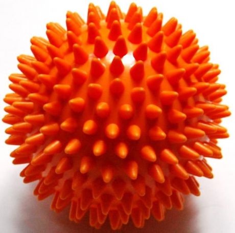 Мяч массажный IN-SPORTS Мяч медицинский массажный жесткий 9см (L), оранжевый