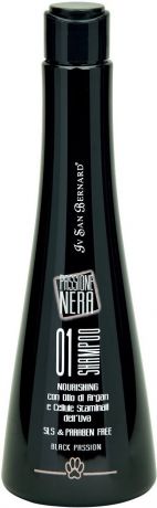 Шампунь для животных Iv San Bernard ISB Black Passion 01 Питательный, с аргановым маслом, 250 мл