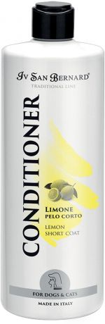 Кондиционер для животных Iv San Bernard ISB Traditional Line Lemon, для короткой шерсти, 500 мл