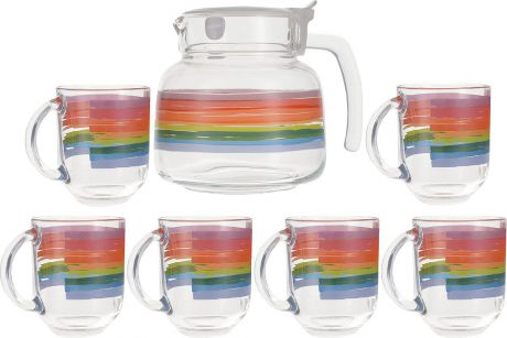 Набор чайный Luminarc Колор Пенсил, P1386, разноцветный