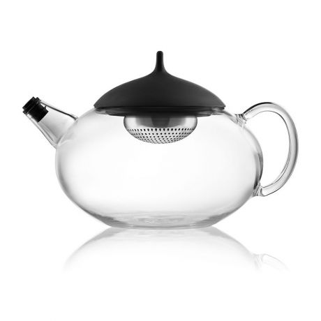 Чайник заварочный Eva Solo Glass Tea Pot 1L Black, прозрачный