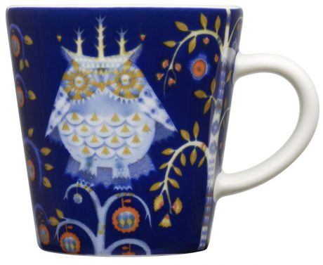 Чашка кофейная Iittala "Taika", цвет: синий, 100 мл. 1012445