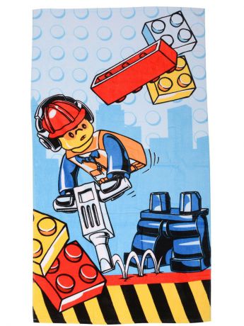 Полотенце детское Lego City Construction, Хлопок