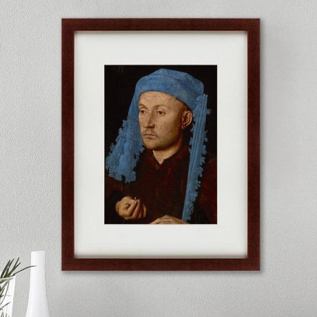 Картина Картины В Квартиру Portrait of a Man with a Blue Chaperon, ca. 1430, Бумага