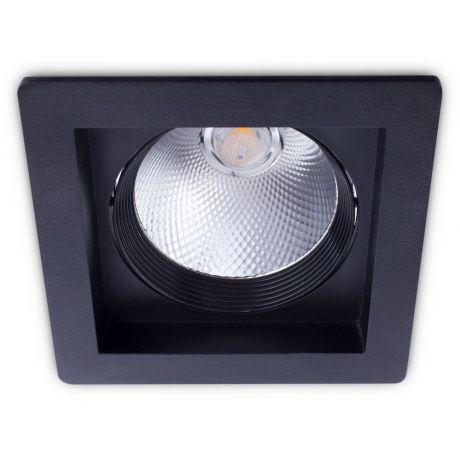 Встраиваемый светильник Arte Lamp A7007PL-1BK, черный