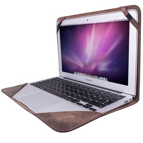 Чехол для ноутбука Bouletta для MacBook 11", темно-коричневый