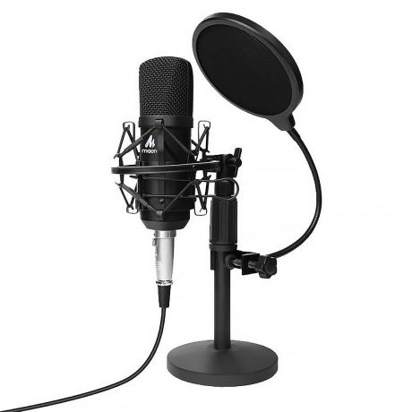 Микрофон MAONO AU-A03T, разъем Jack 3.5, конденсаторный, черный