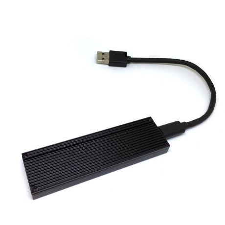 Адаптер для SSD/HDD Espada USBnVME1, Внешний корпуc USB3.1 для M.2(NGFF) nMVE SSD, key M, черный