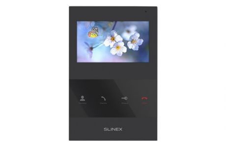 Видеодомофон Slinex Монитор видеодомофона SQ-04, Black, черный