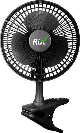 Настольный вентилятор Rix RDF-1500B, черный