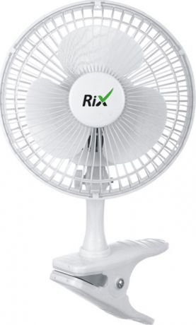 Настольный вентилятор Rix RDF-1500B, белый